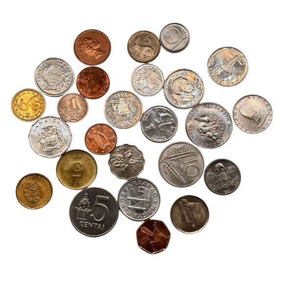 Lucky Coins Collectible 25 pc Gift Set in Canvas Pouch - Picture 5 of 8